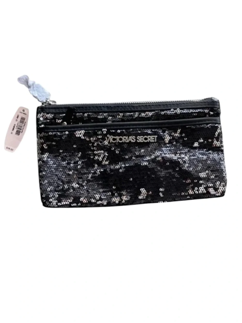 VICTORIA’s SECRET Sequin Black 2 Pocket Wallet—NWT - Picture 1 of 3